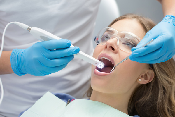 Doctors treat patients dental problems Stock Photo
