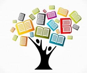 Education with tree business template vector