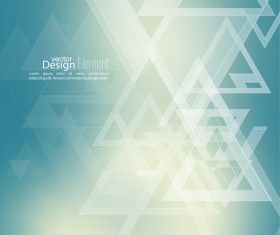 Elegant triangle abstract backgrounds vector 03