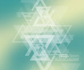 Elegant triangle abstract backgrounds vector 04