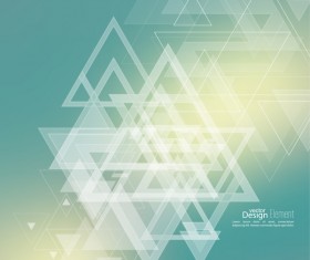 Elegant triangle abstract backgrounds vector 06