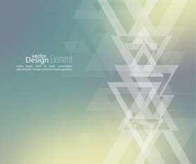 Elegant triangle abstract backgrounds vector 07