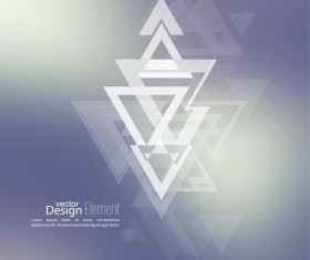 Elegant triangle abstract backgrounds vector 08