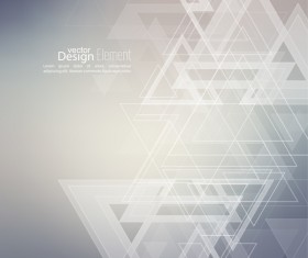 Elegant triangle abstract backgrounds vector 09