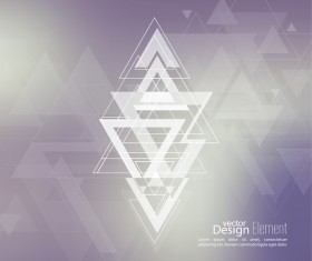 Elegant triangle abstract backgrounds vector 10