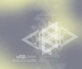 Elegant triangle abstract backgrounds vector 12