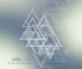 Elegant triangle abstract backgrounds vector 13