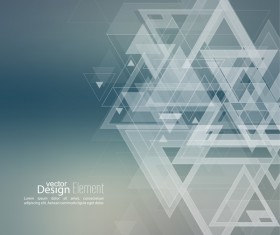 Elegant triangle abstract backgrounds vector 15