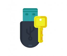 Encrypted Pendrive Icon