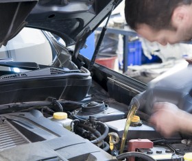 Engine change oil Stock Photo 02