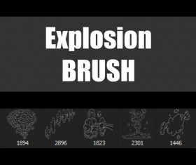 Explosion Photoshop Brushes