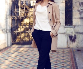 Fashion beautiful and charming girl Stock Photo