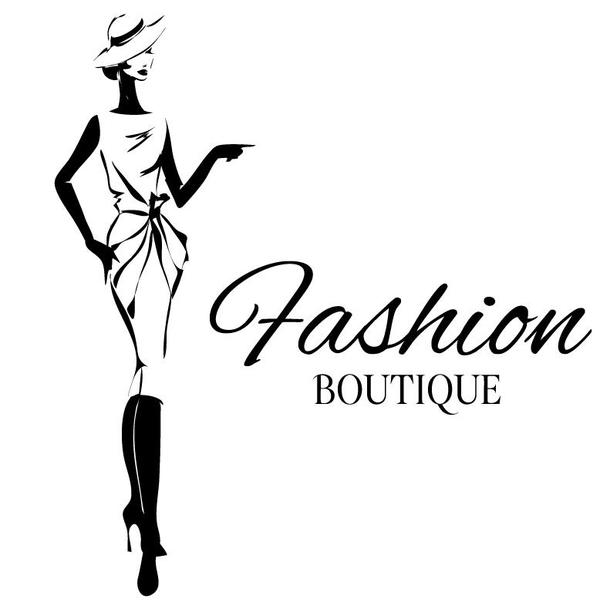 Fashion girl boutique vector design 01 free download