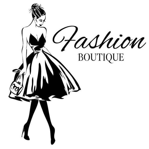Fashion girl boutique vector design 03