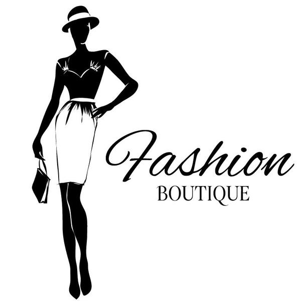 Fashion girl boutique vector design 06
