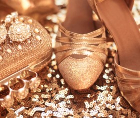 Fashion luxury ladies accessories and shoes Stock Photo 03
