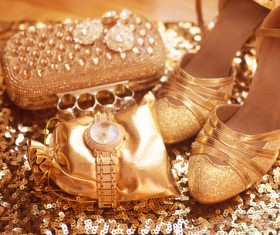 Fashion luxury ladies accessories and shoes Stock Photo 04