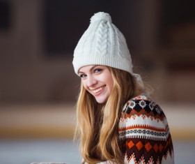 Girl on skating rink Stock Photo 10