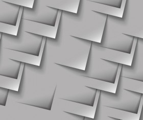 Gray paper cut background vector
