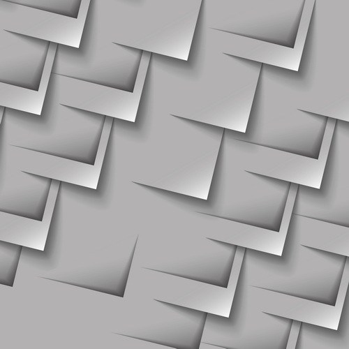 Gray paper cut background vector