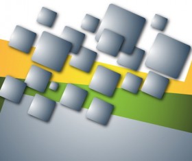 Gray square with abstract background vector