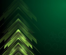 Gree tech abstract background vector