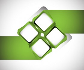 Green with white abstract background vector