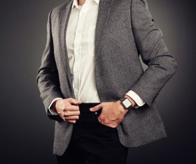 Handsome young man in business suit Stock Photo 03