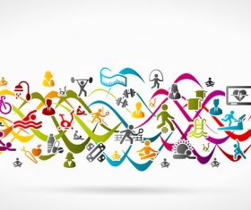 Health business template vector