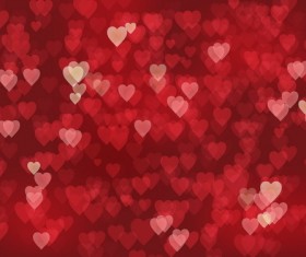 Heart blurs background vector