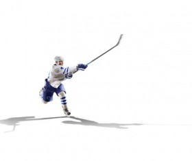 Hockey player Stock Photo 02