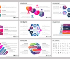 Huge collection of business infographic vectors 01