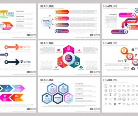 Huge collection of business infographic vectors 02