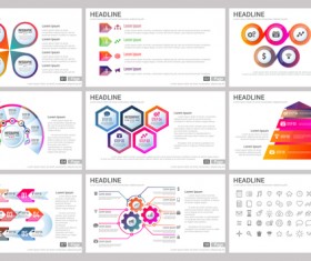 Huge collection of business infographic vectors 03