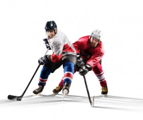 Intense Ice hockey match Stock Photo 07