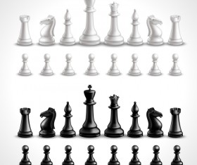 International chess background design vector 04