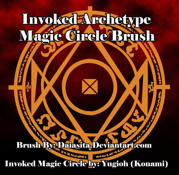 Invoked Magic Circle Photoshop Brushes