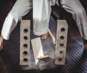 Karate show Stock Photo