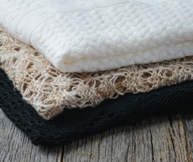 Knitted Warm Clothes Stock Photo 02