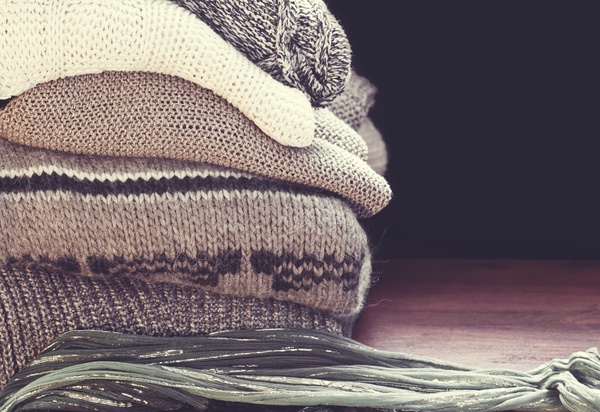Knitted Warm Clothes Stock Photo 06