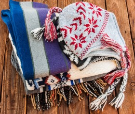 Knitted Warm Clothes Stock Photo 09