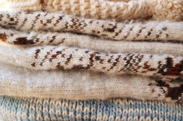 Knitted Warm Clothes Stock Photo 10