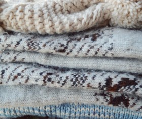 Knitted Warm Clothes Stock Photo 11