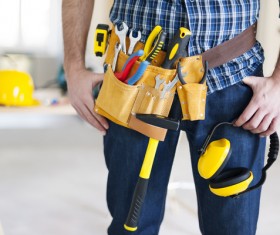 Kua in the waist tool bag Stock Photo