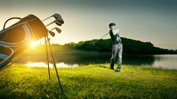 Leisure Sports Golf Stock Photo 03