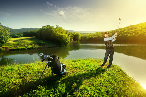 Leisure Sports Golf Stock Photo 04