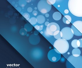 Light circle with blue background vector