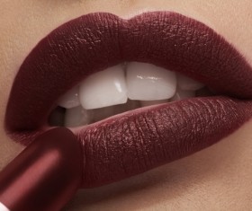 Lips and lipstick Stock Photo 01