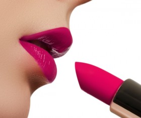 Lips and lipstick Stock Photo 02
