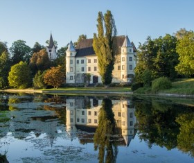 Luxury villas Appearance Stock Photo